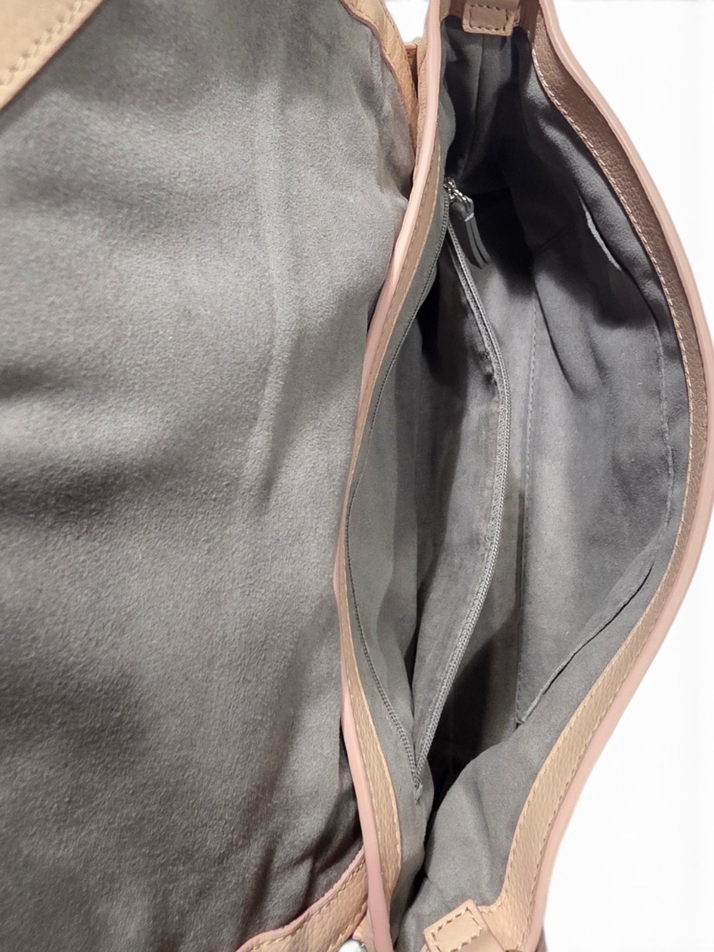 Vince Camuto Blush Pink Pebbled Leather Envelope Crossbody EXCELLENT Condition. - Picture 8 of 12